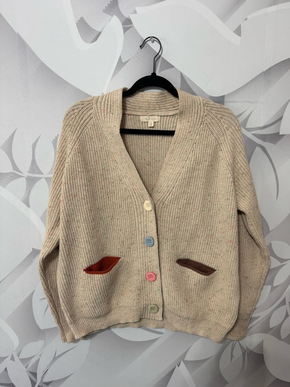 ILLA ILLA chunky button down cardigan S/M